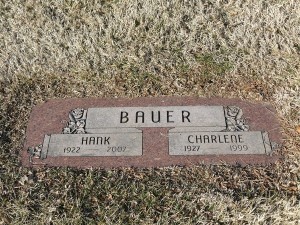 Bauer's final resting place